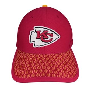 NFL Kansas City Chiefs Men's New Era Red 39THIRTY Team Classic Flex Hat M/S